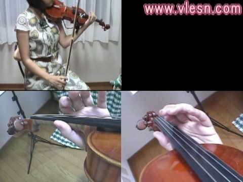 ニ長調 バイオリンの音階練習 ファーストポジション Youtube