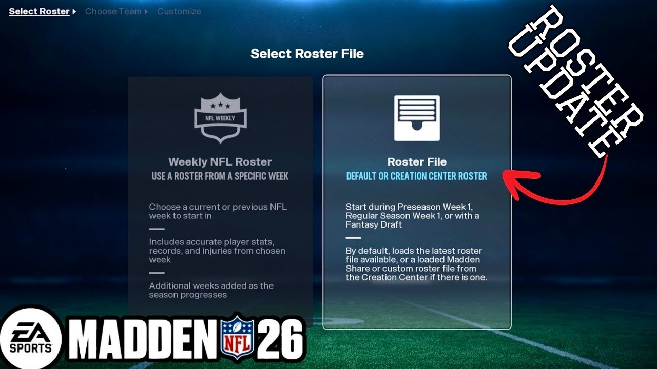 How To Get Updated Rosters in Madden 26 - YouTube