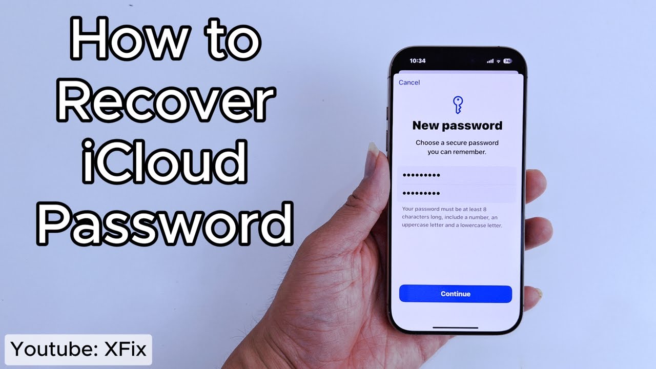 How to Recover iCloud Password When Forgotten - YouTube