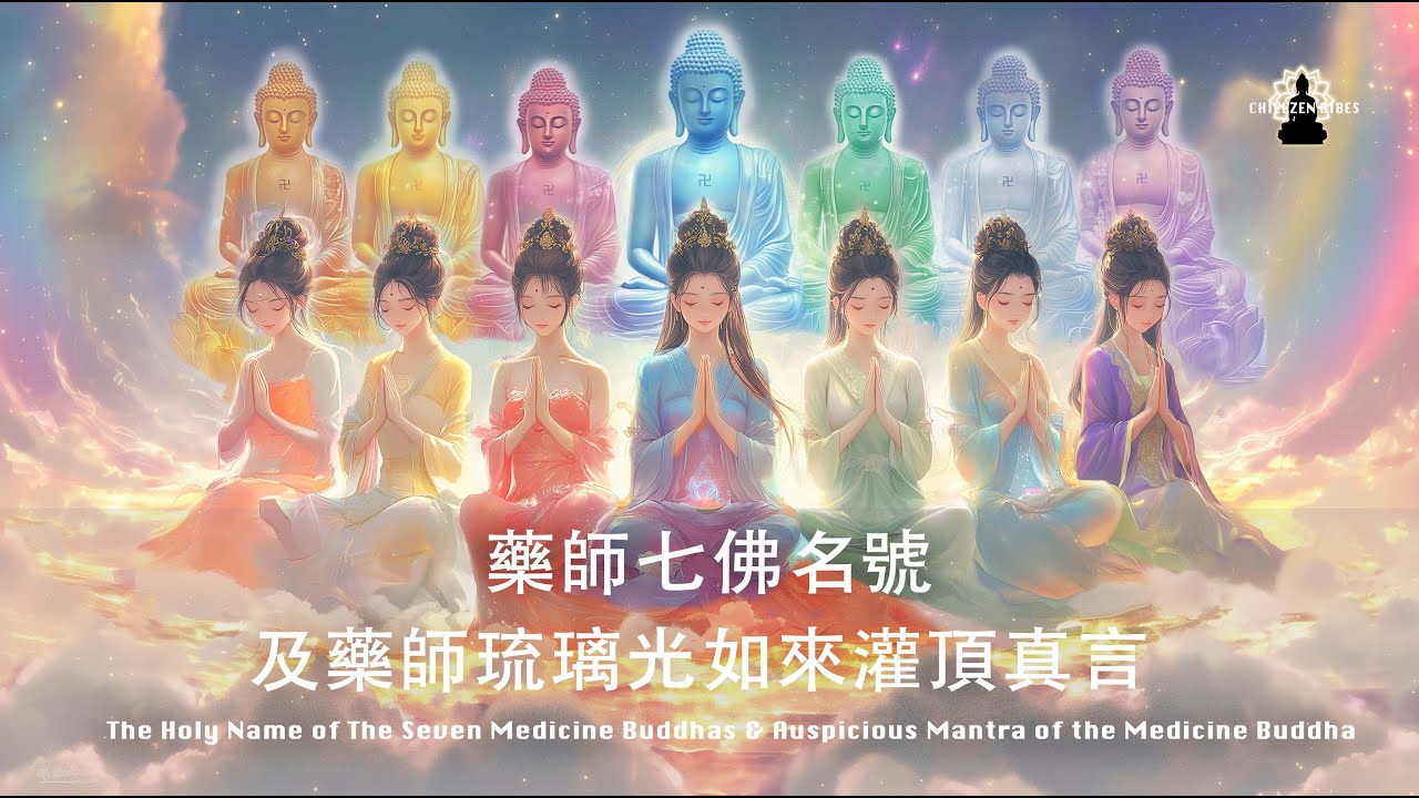 琉璃光照 七佛同修｜藥師七佛名號及藥師琉璃光如來灌頂真言 The holy name of the seven Medicine Buddhas & Auspicious Mantra