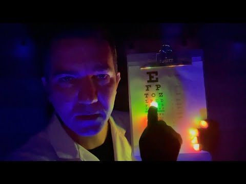 ASMR Cranial Nerve Exam - (in the dark)