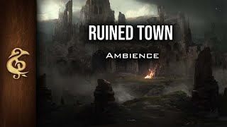 Ruined Town | Medieval ASMR Ambience | 1 Hour