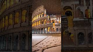 Snow In Rome