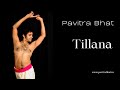 Pavitra bhat i tillana i home series i bharatanatyam