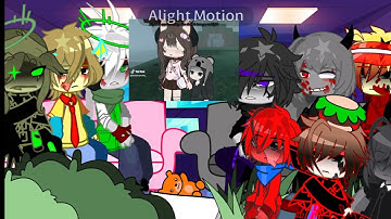 {forsaken swap au react to 99 in the forest} 1/7 #gacha #reaction #edit 