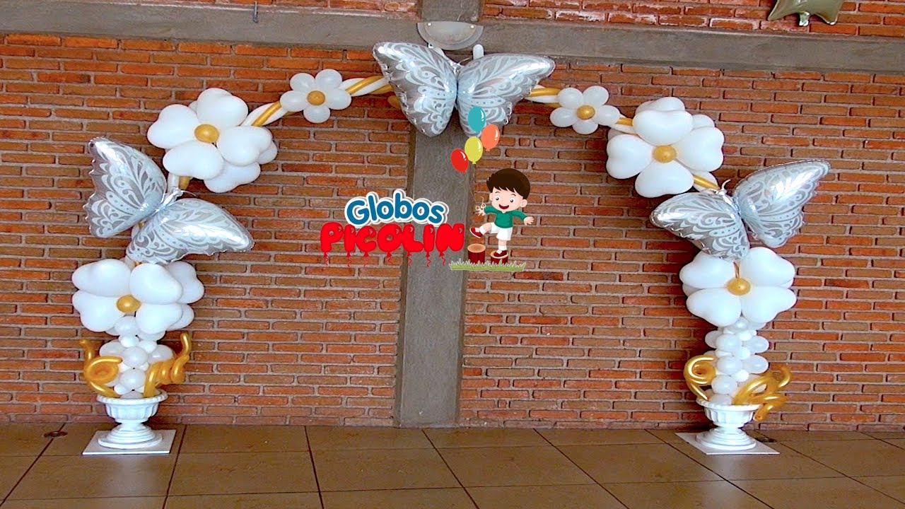 Arco de mariposas super facil de hacer!! 