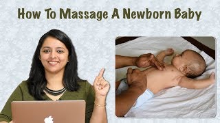 नवजात शिशु और बच्चों की मसाज कैसे करें | How To Massage Your Newborn Baby In Hindi