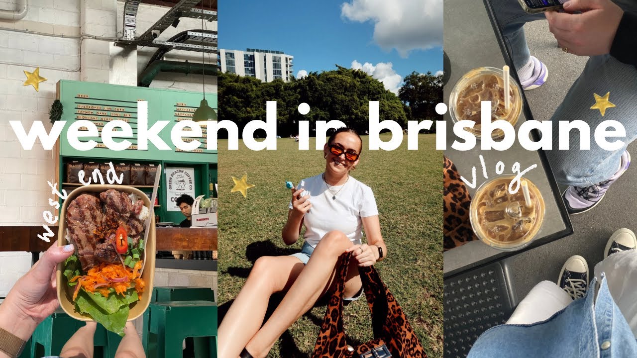 BNE VLOG ⭐️ west end market, pilates & money chats