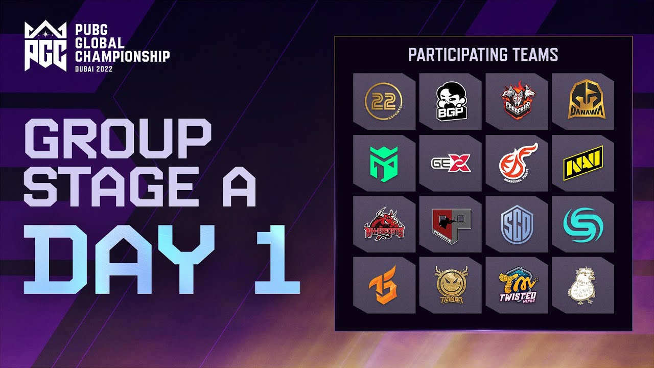 #1 PGC 2022 Group Stage A DAY1