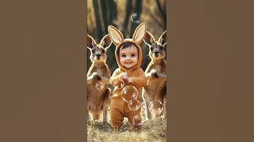 Baby Laughing dance with the Baby Shark song fun