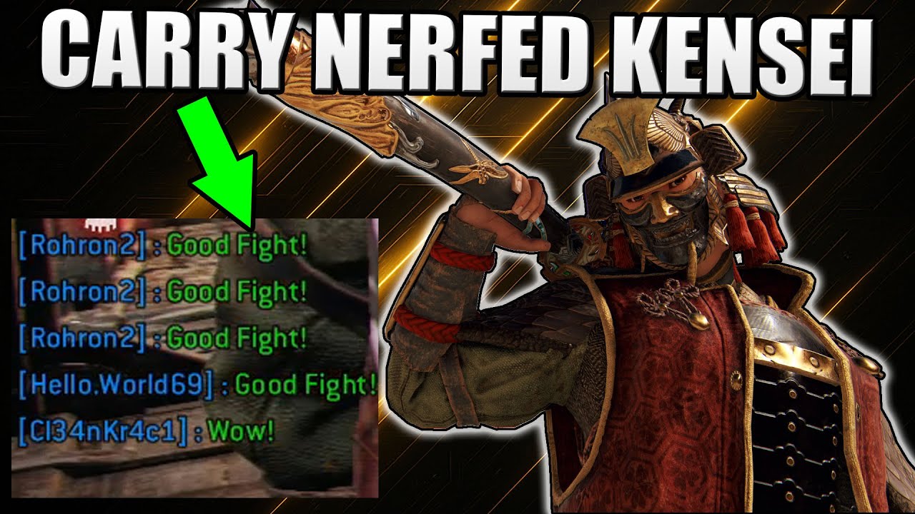 Как произвести впечатление на весь зал с помощью ослабленного Кенсея | For Honor