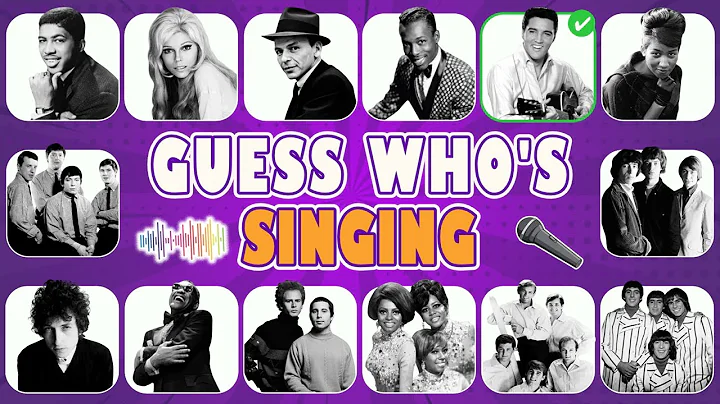 Guess Who's Singing 60s Songs 🎵  - MUSIC QUIZ | EASY 🎶