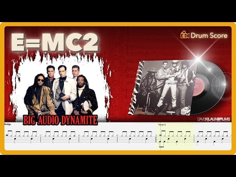 Big Audio Dynamite - E=MC2 | Drum Transcription