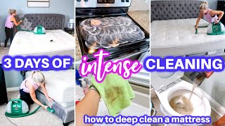 🥵EXTREME DEEP CLEAN WITH ME | DAYS OF SPEED CLEANING MOTIVATION | HOW TO CLEAN A MATTRESS|HOMEMAKING