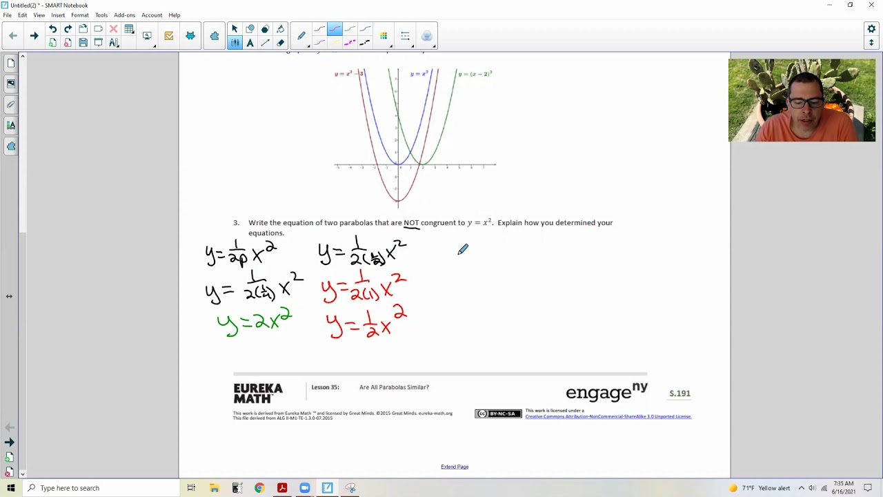 Algebra 2 Module 1 Lesson 35 Video Youtube