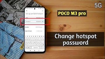 how to set hotspot password in poco m3 pro 5g hotspot kaise connect kare  data limit setting