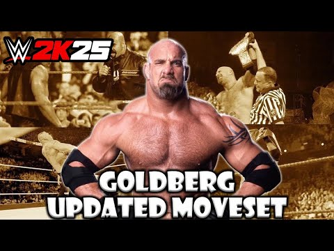 WWE 2K25 Goldberg Updated Moveset + Superstar Settings