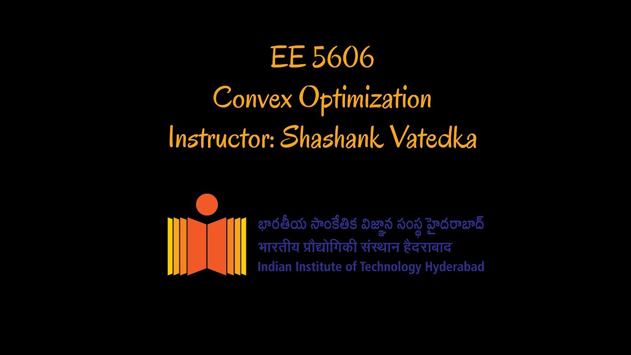 Convex Optimization 2025: Class 1 - YouTube