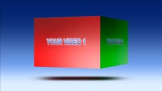 Spinning Video Cube (Loop)