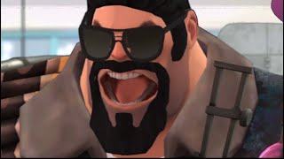 Gorilla Merc (Soldier) Kidnapped Bearded Expense's Minigun in the Blue Team Fleet