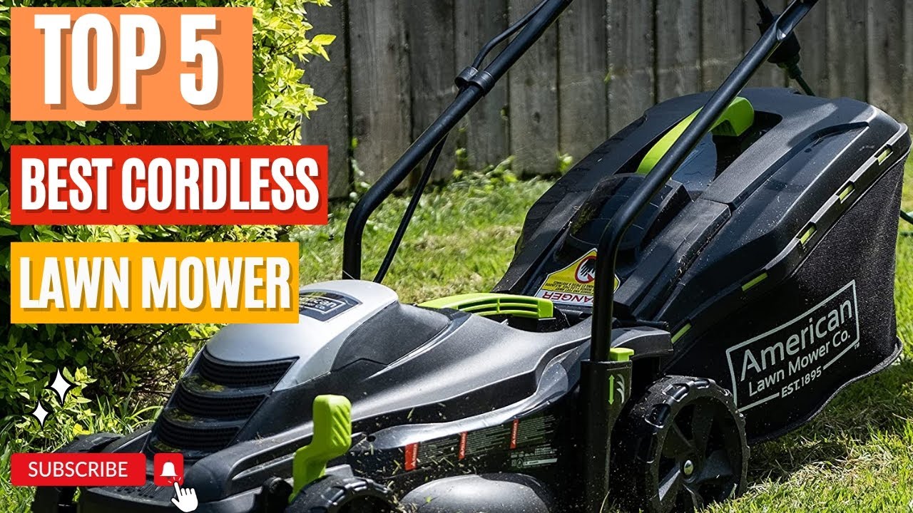 Top 5 Best Cordless Lawn Mower || Cordless Electric Lawn Mower - YouTube