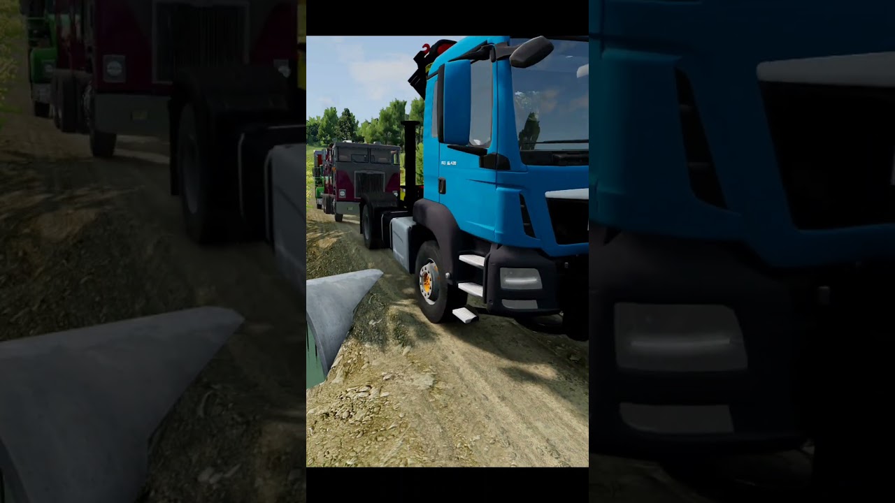 Flatbed Truck McQueen 🚚 | Epic Europe Road Adventure & BeamNG.Drive Gameplay