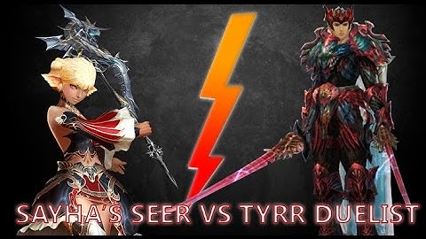 Lineage 2 Tyrr Duelist VS Sayha