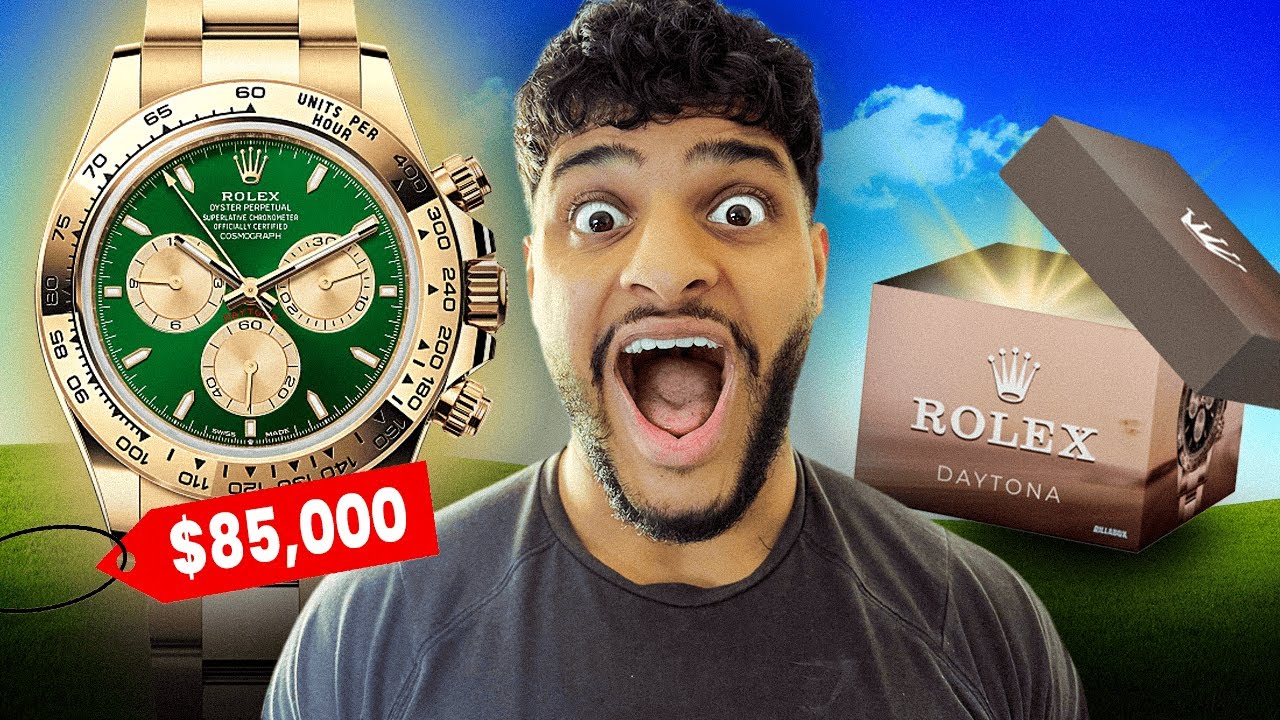 TRYING THE *NEWEST* $85,000 ROLEX DAYTONA BOX! (RILLABOX)