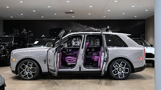 2023 RollsRoyce Black Badge Cullinan Purple  Walkaround in 4k HDR