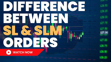 Difference between SL and SLM order in zerodha (for Beginners)