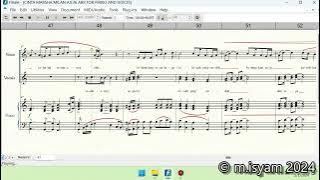 CINTA MARSHA MILAN VERSION AJL36 ARR FOR PIANO AND VOICES