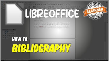 Libreoffice How To Bibliography