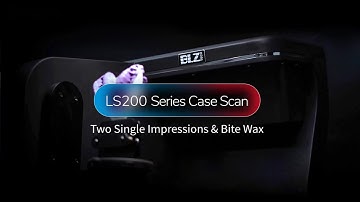 How To Use BLZ Dental Lab Scanner LS200 Plus to Scan Two Single Impression & Bite Wax?