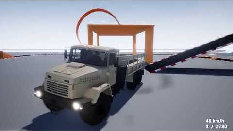 Military Truck. Unreal Engine asset