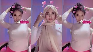 BIGO LIVE JILBAB CANTIK PEMERSATU BANGSA SAMPE LEPAS JILBAB GEDE JILBAB GUNUNG BEAUTY HIJAB #115