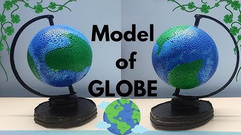 How to make Model of Globe for science project and school exhibition/Model of Earth 3d