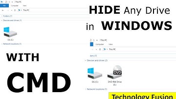 How To Hide Drives In Windows (10,8,7) Using Command Prompt