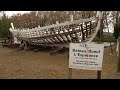 Narbonne  restauration du dernier bateaubuf de mditerrane