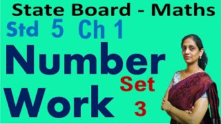 Class 5 State Board - Number Work Problem Set 3 Std 5 Maharashtra State Board Maths
