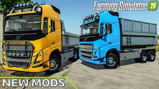 NEW PS5 MODS | VOLVO FH16 Tipper Truck - customization | Farming Simulator 25