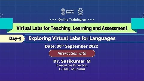 Online Training :  Exploring Virtual Labs for Languages