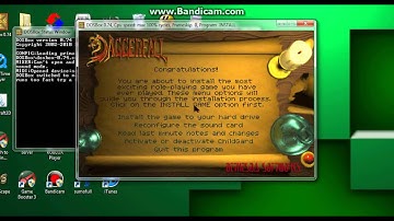 How to install and run Elder Scrolls Daggerfall tutorial
