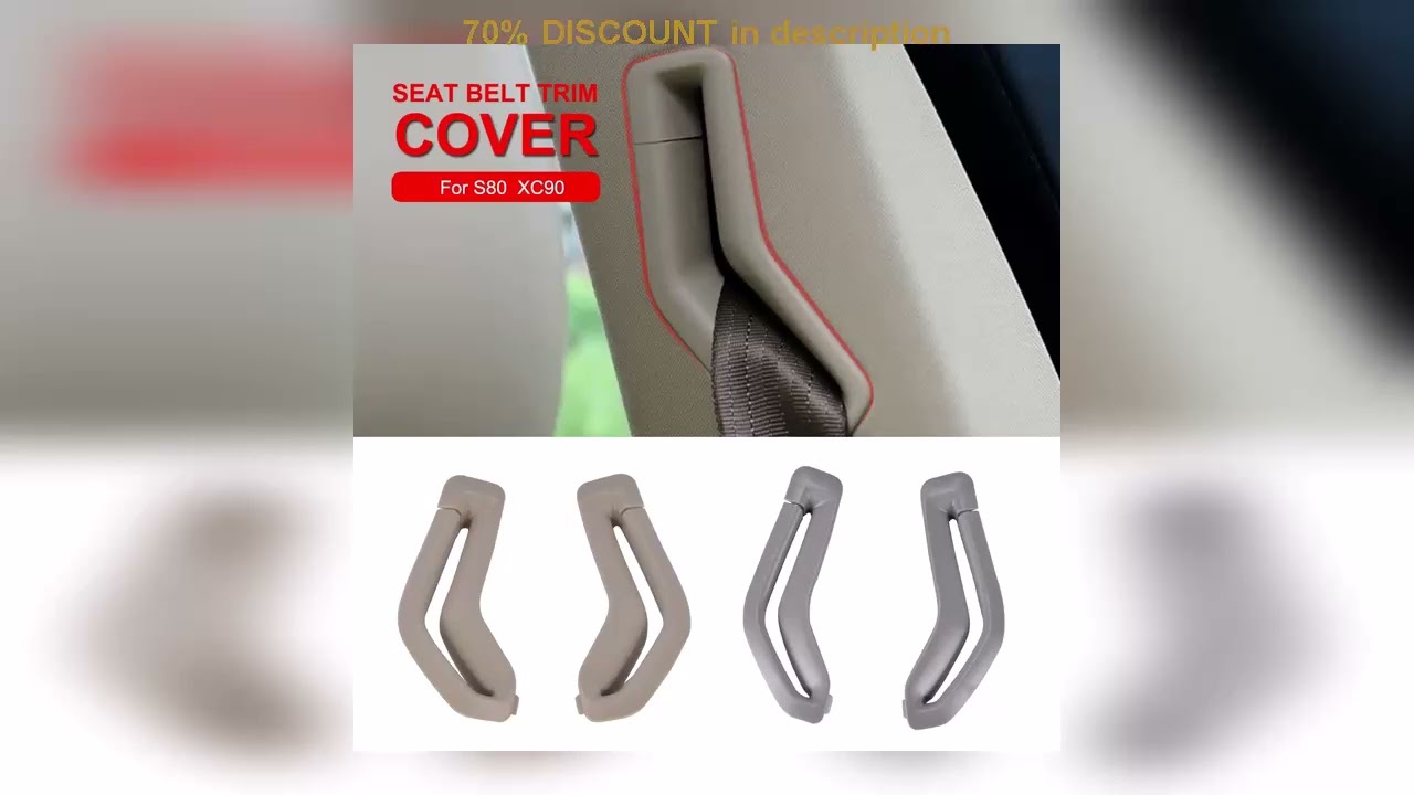 A must-have product! 39885877&39885875 Left Right Seat Belt Retractor Guide Ring Belt Selector Gat