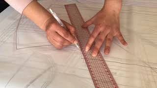 型紙のカーブ