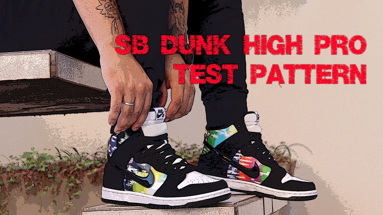 SB DUNK HI PRO Test Pattern26cm www.krzysztofbialy.com