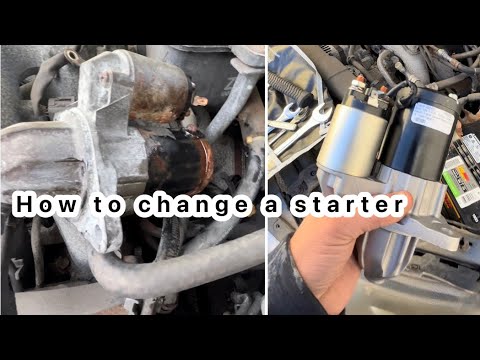 How to Replace a starter 2011 subaru Impreza - YouTube