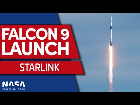 LIVE: SpaceX Starlink launch featuring a record 8th flight of a Falcon booster