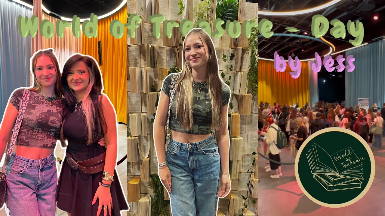 „World of Treasure - Day“ - Vlog 🎞️📚✨ Wie war das Buchevent von @itsjessamess?