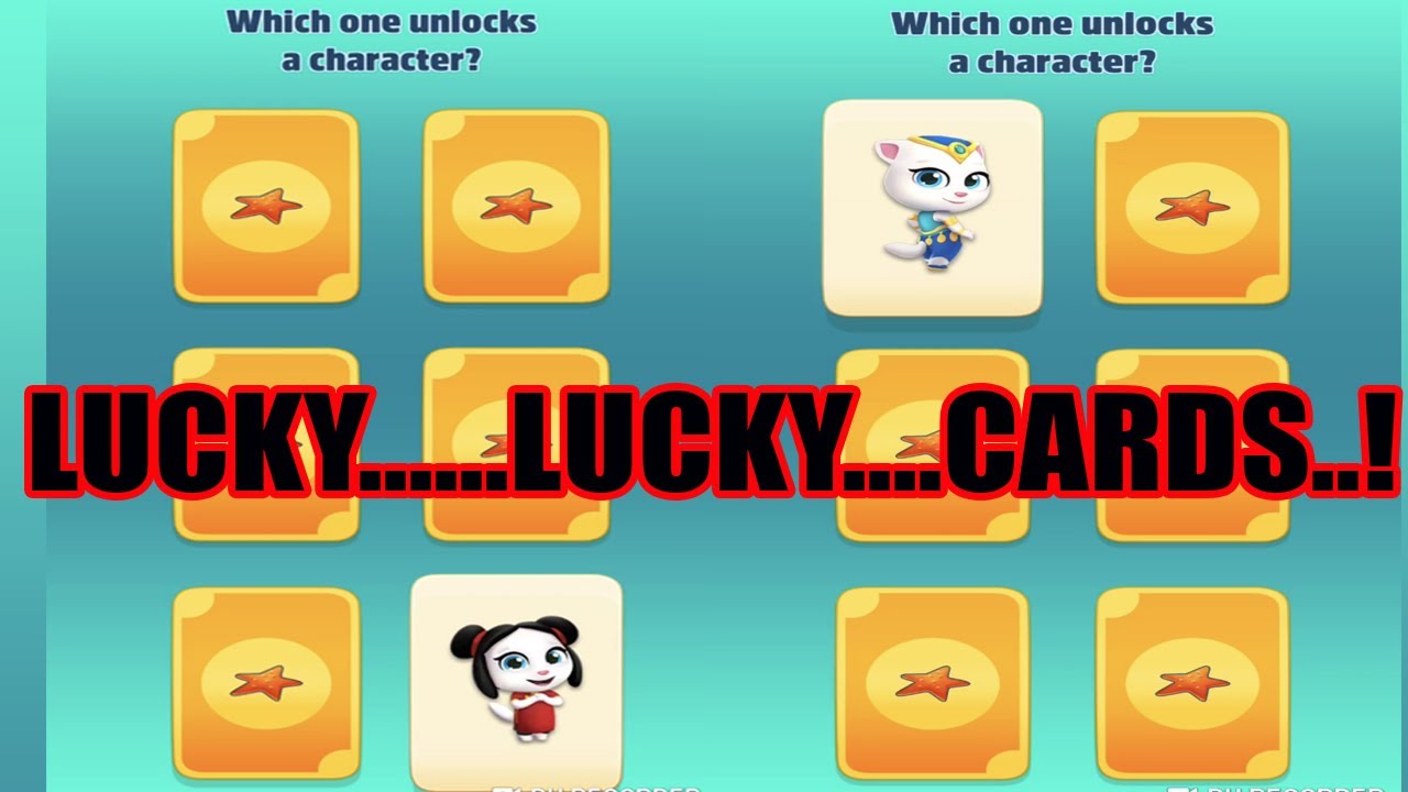 Talking Tom Gold Run EP 34 LUCKY....LUCKY......CARDS....! LUCKY