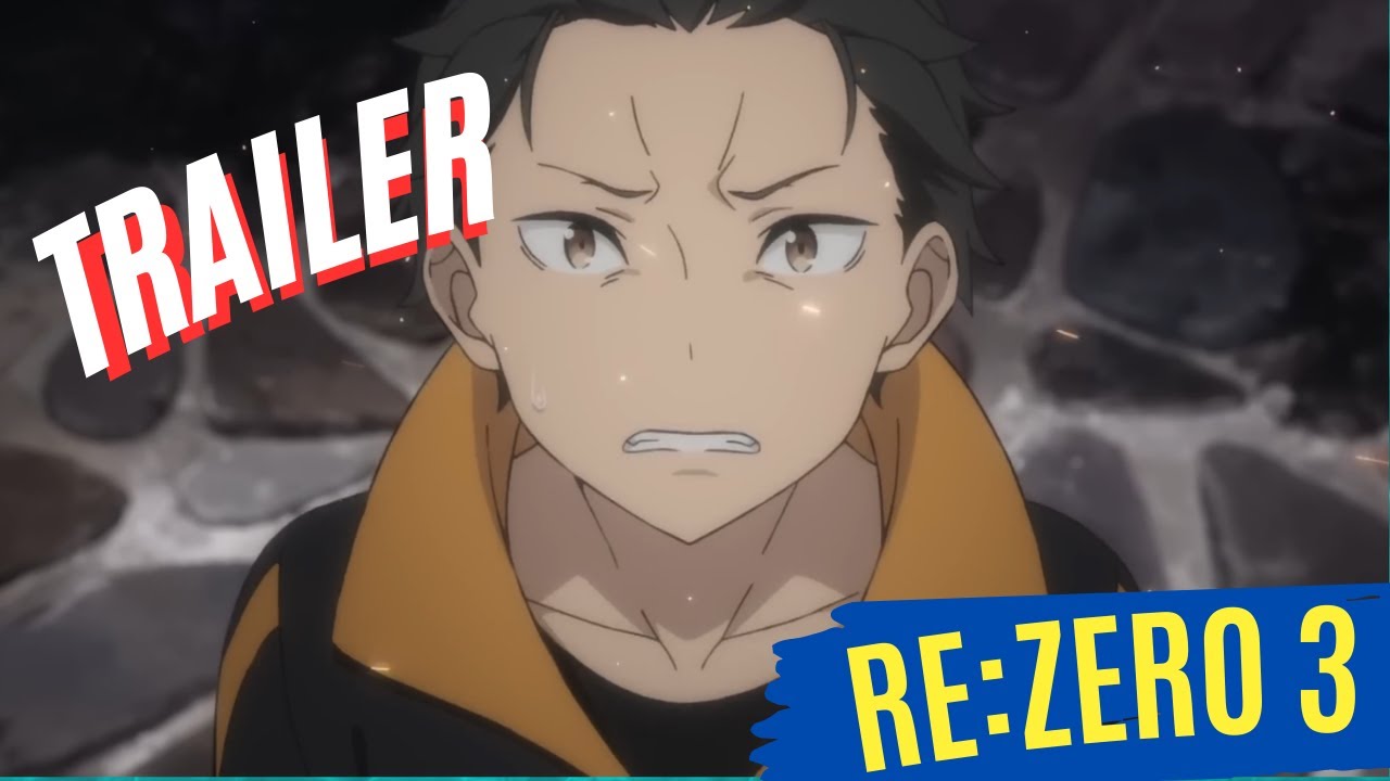 Re:Zero - Terceira temporada anunciada! Novo teaser e imagem divulgadas